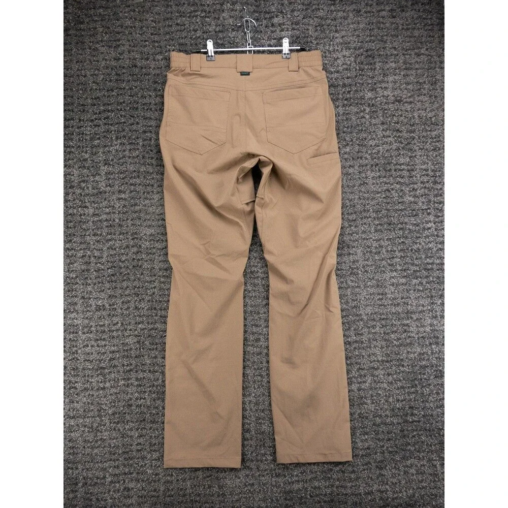 CQR Pants Mens 32x34 Brown Shenandoah Series Tactical Cargo Tech Workwear NWT